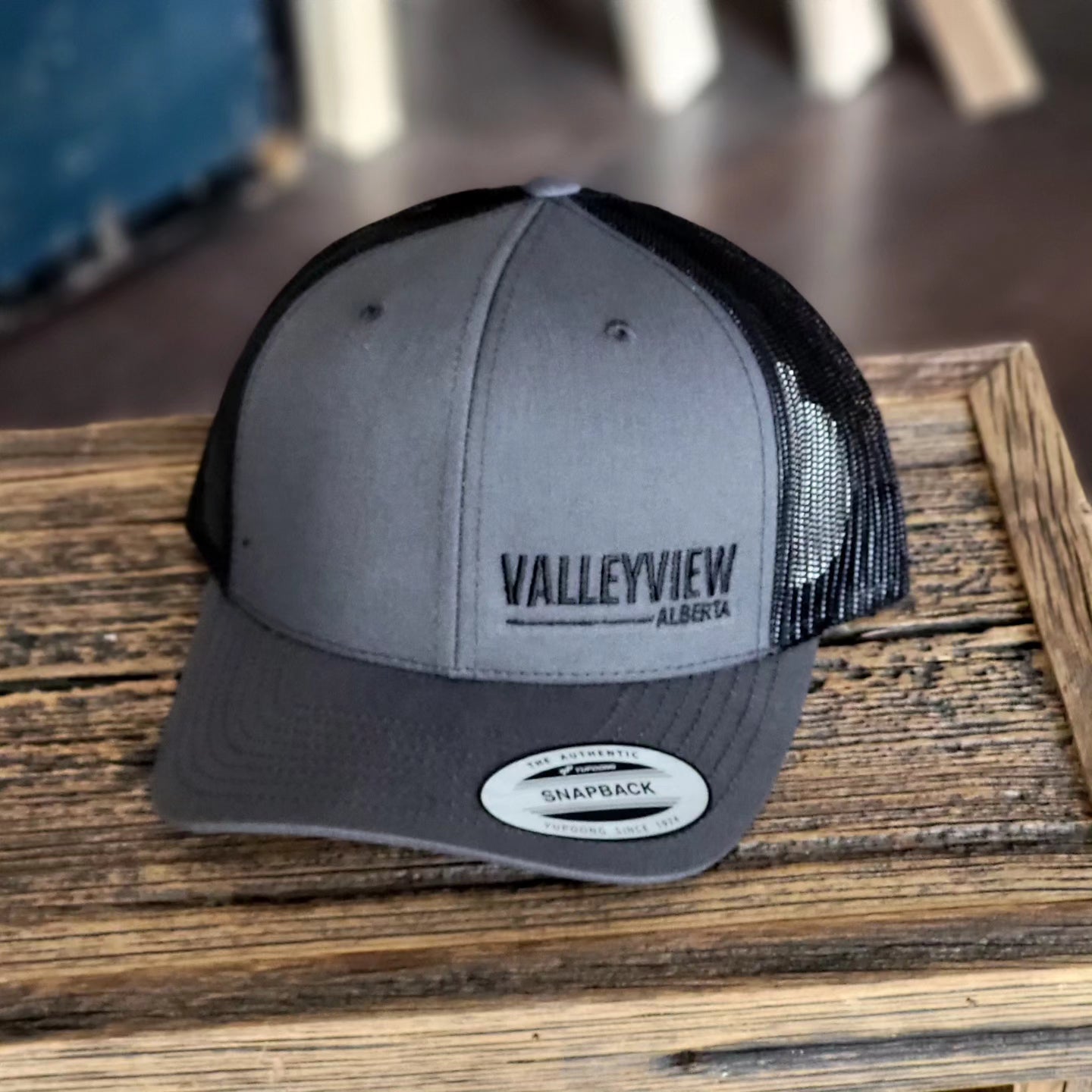 Valleyview Hat - Charcoal Snapback