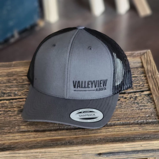 Valleyview Hat - Charcoal Snapback
