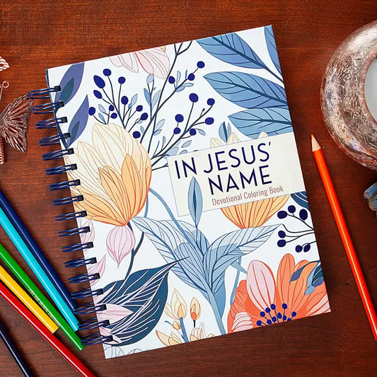 In Jesus Name Devotional/Coloring Book