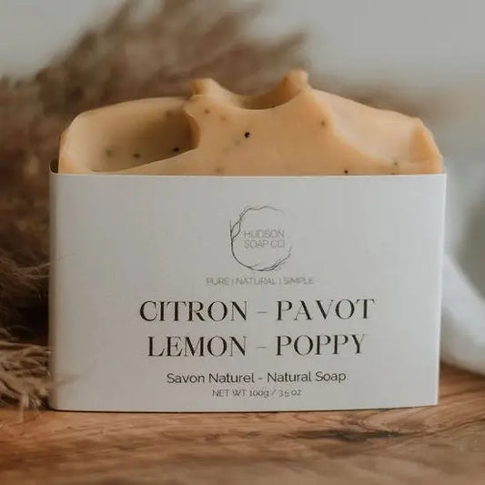 Lemon & Poppy Natural Soap