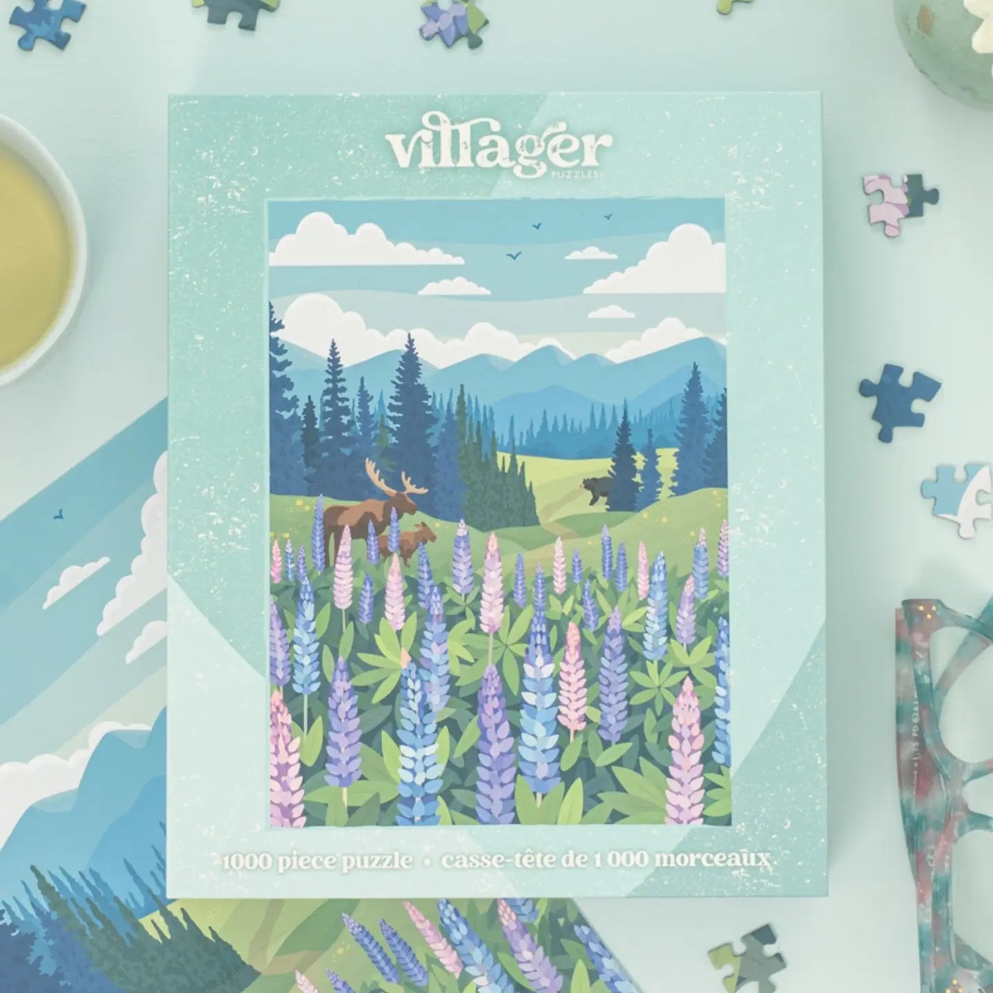 Lupines Meadow 1000 Piece Puzzle