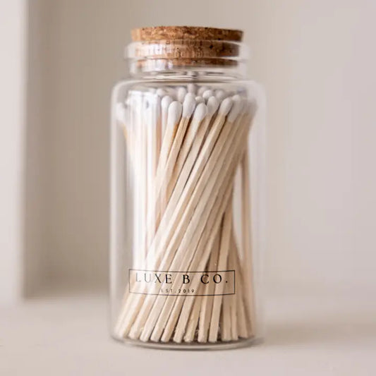 Glass Match Bottle