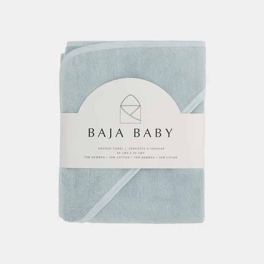 Bamboo Cotton Hooded Towel-Mist