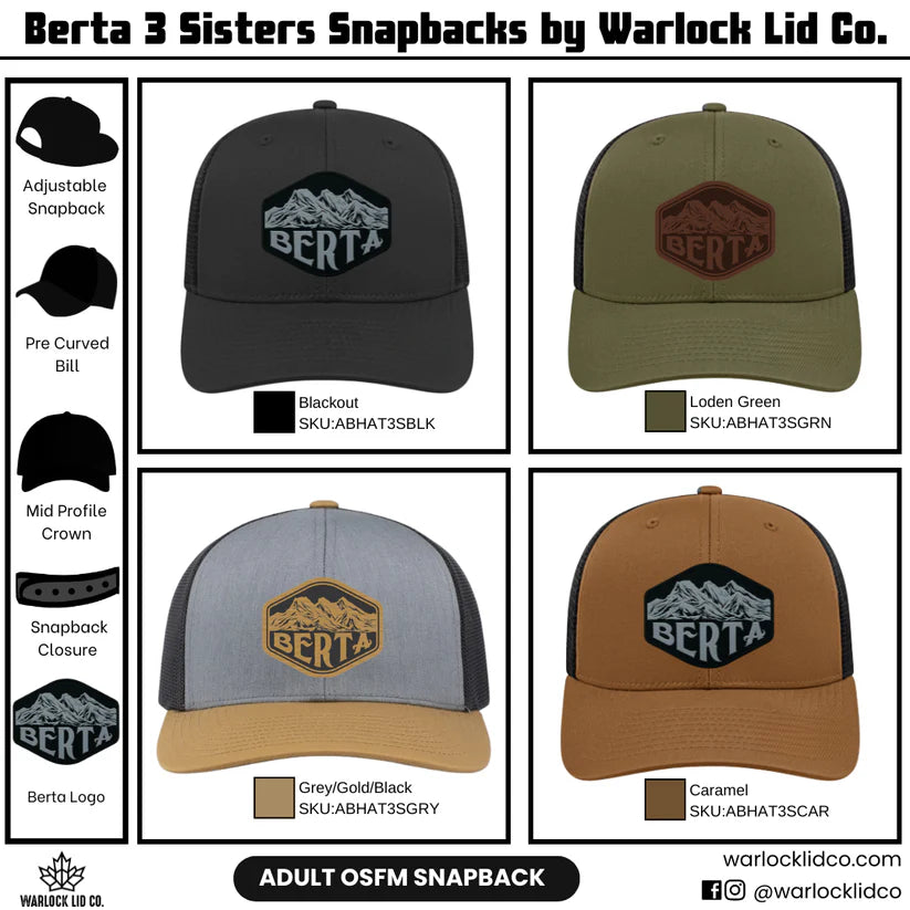 Berta 3 Sisters Snapback Hat
