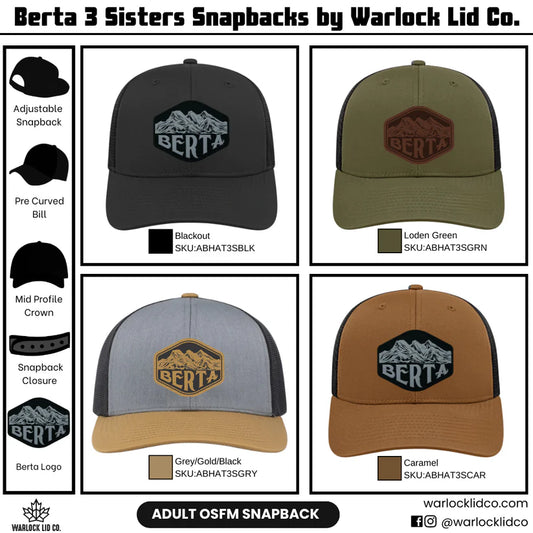 Berta 3 Sisters Snapback Hat