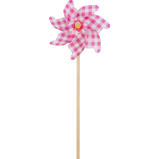 Pink Pinwheel With Polka Dots
