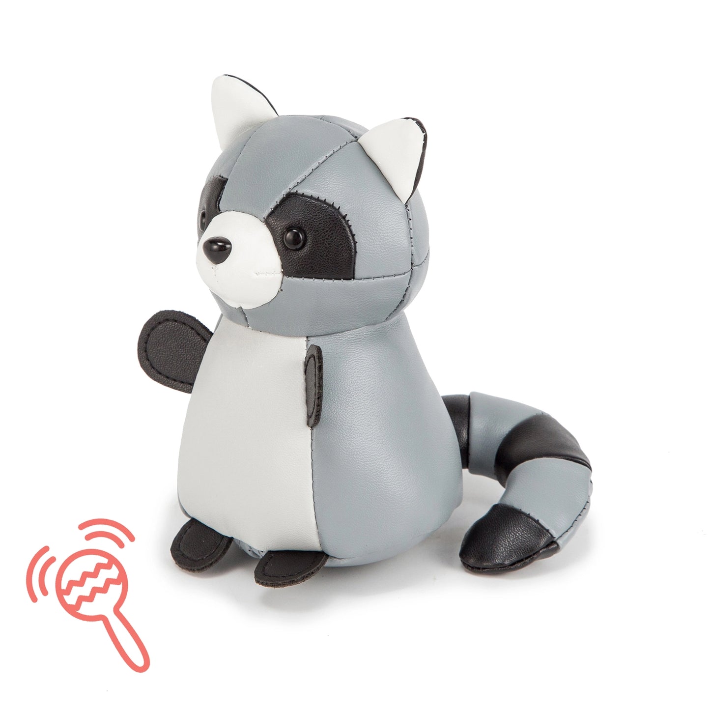 Racoon Soft Toy Rattle