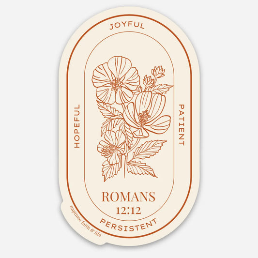 Romans 12;12 Sticker