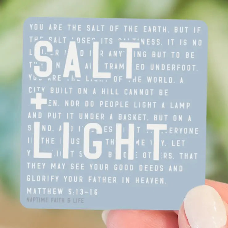 Salt & Light Sticker