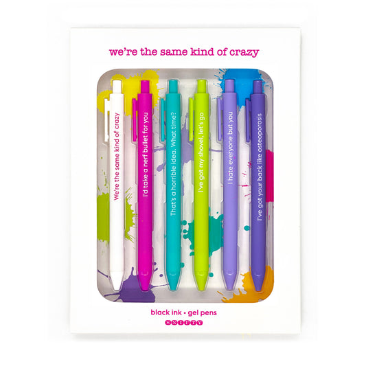 Were the Same Kind of Crazy Pen Set