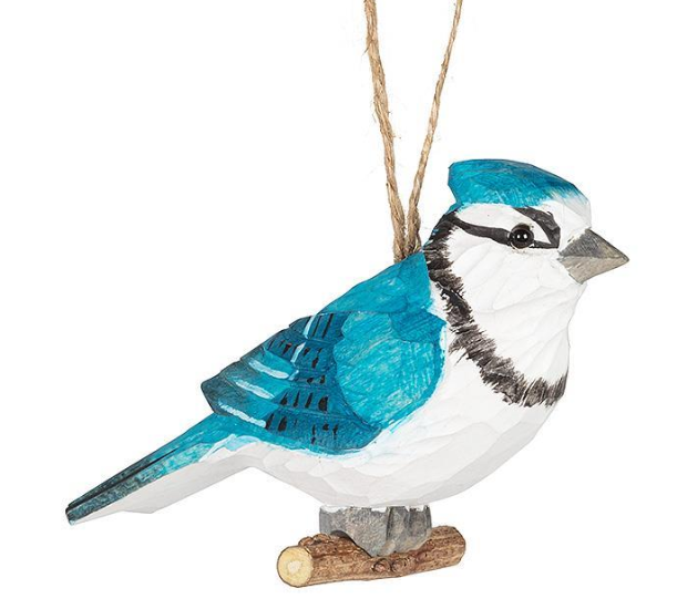 Carved Bird Ornament