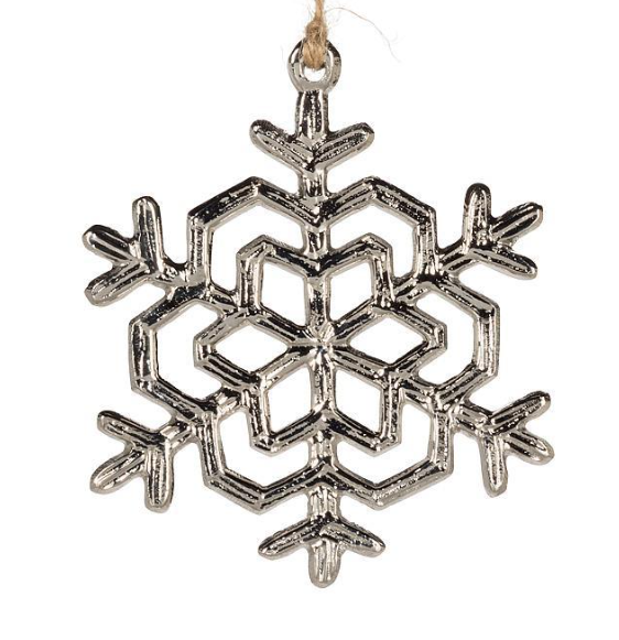Flat Snowflake Ornament