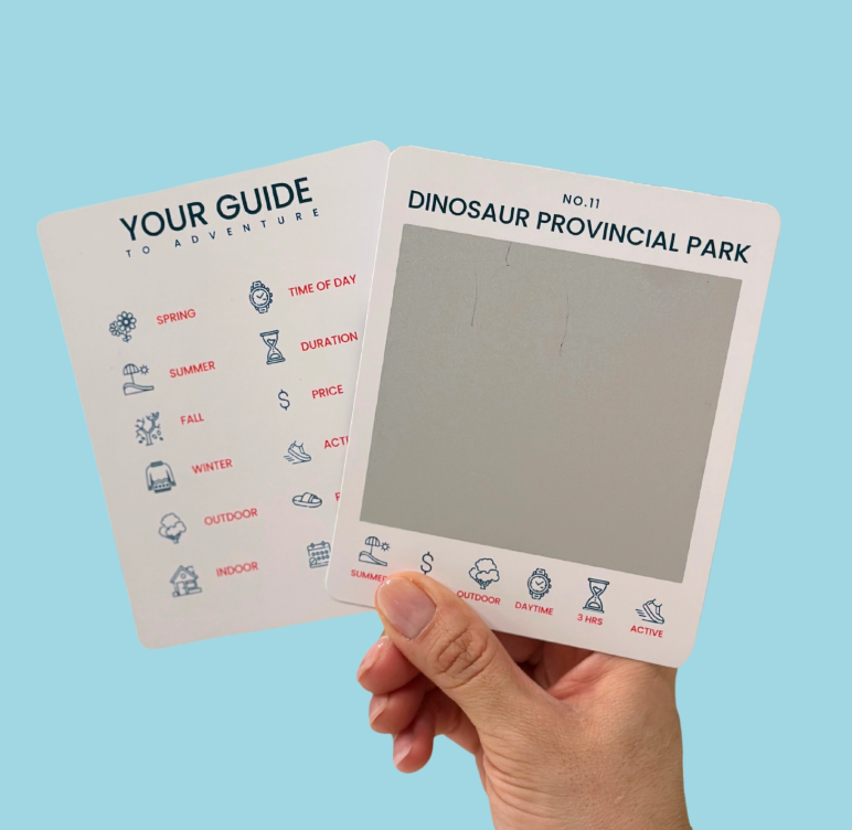 Alberta Must Do Adventure Scratch-Off Cards