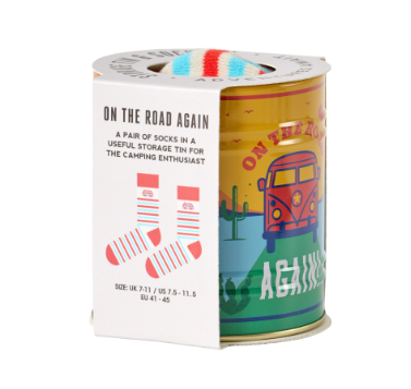 Camping-Socks In A Can