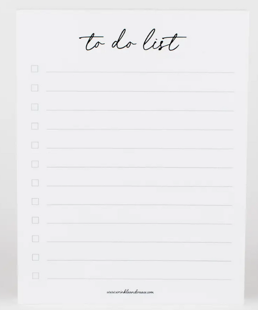 To Do List Pad