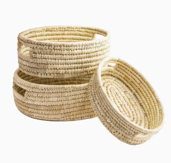 Oval Natural Grass Basket
