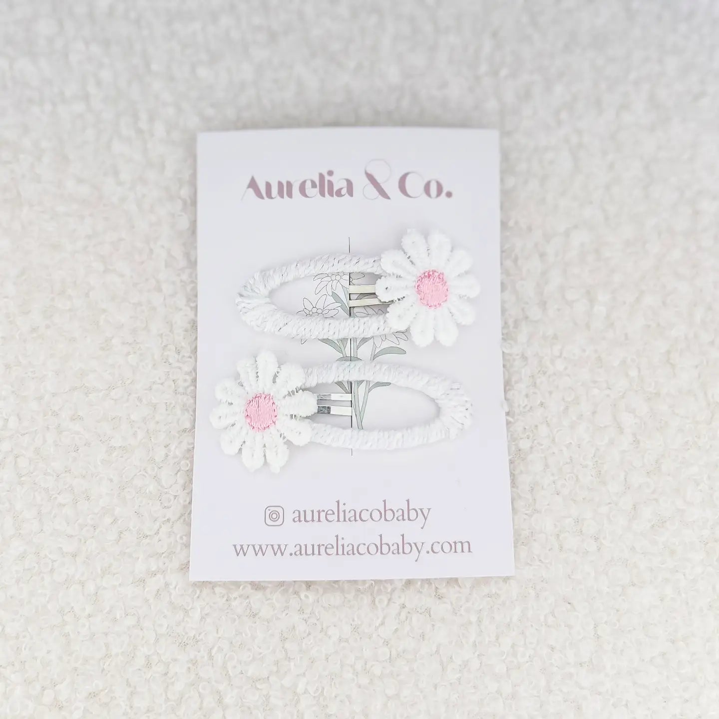 Sunflower Peekaboo Barrettes
