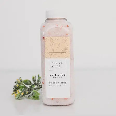 Sweet Citrus Salt Soak