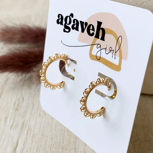 Lace Hoops