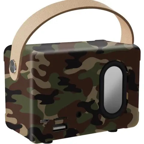 Camo Print Vintage Speaker