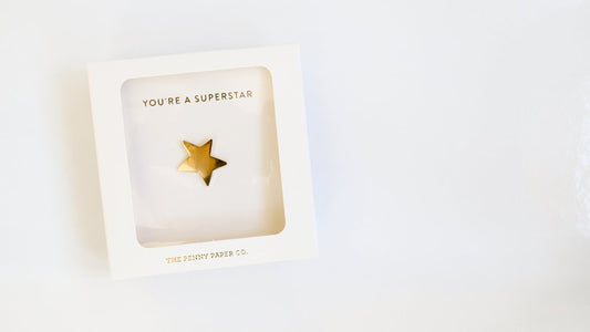 You're A Superstar, Gold Star Enamel Pin Boxed Set