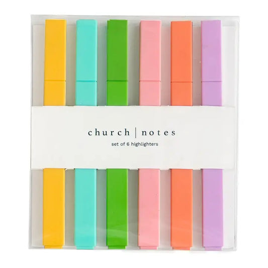 Bible Study Highlighter Set of 6 Colors