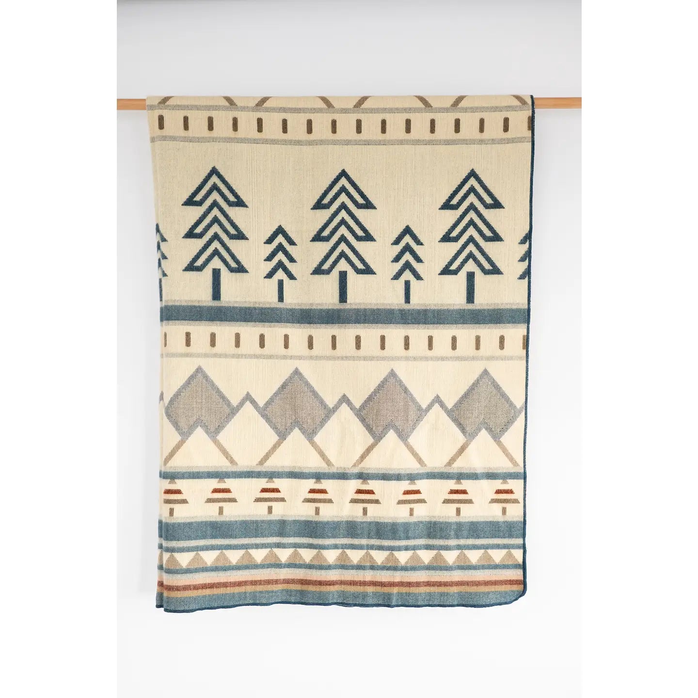 Tree Line Throw Blanket - Alpine Crest