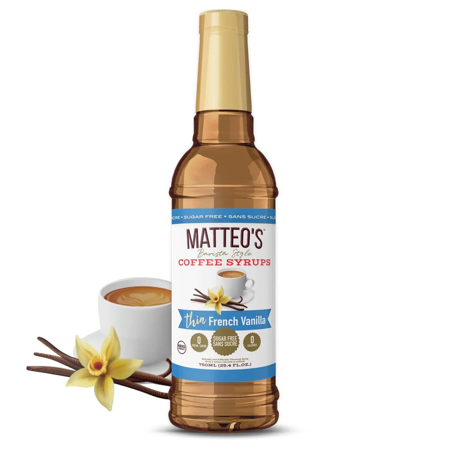 Matteo's Sugar Free Coffee Syrups