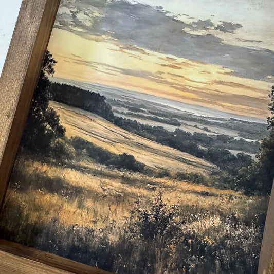 Vintage Rolling Hills Print