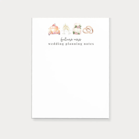 Future Mrs Wedding Planning Notepad
