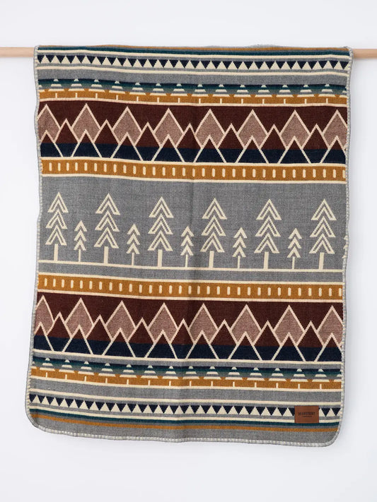 Tree Line Baby Blanket - Highlands