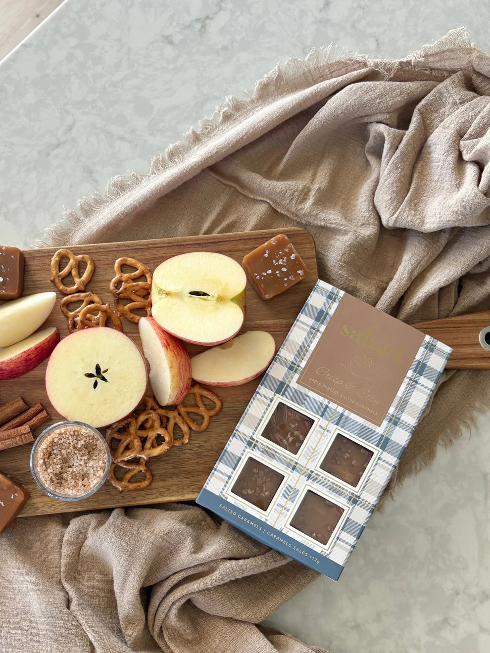 Crisp & Cozy - 4 Piece Salted Caramel Box