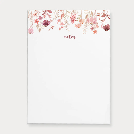 Wildflower Floral Notepad