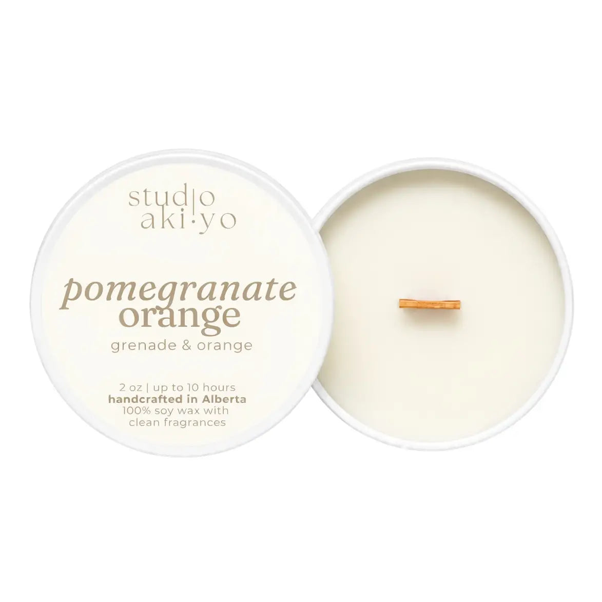 2oz Travel Tin Soy Wax Candle