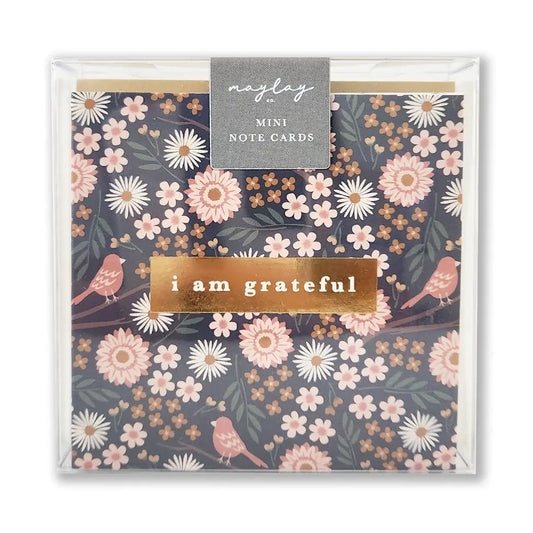 Florals Gratitude Mini Note Card Set