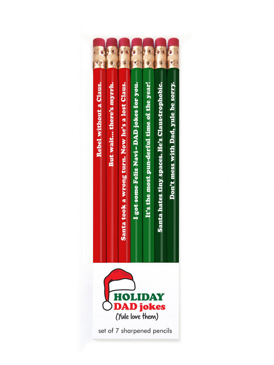 Pencil set – Holiday Dad Jokes