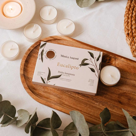 Eucalipto Tealight Candle Set