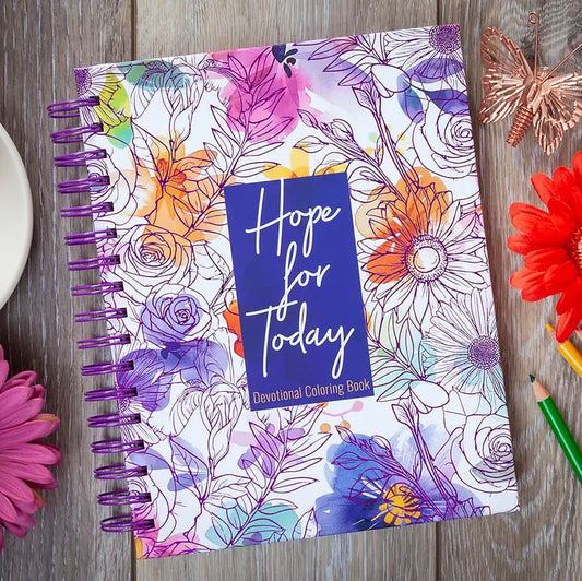 Hope For Today {Devotional Coloring Book}