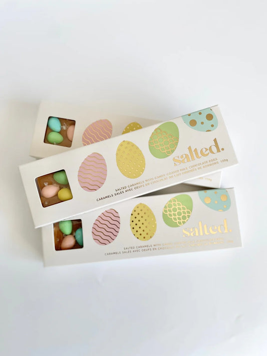 Easter Egg Salted Caramel - 4 piece box