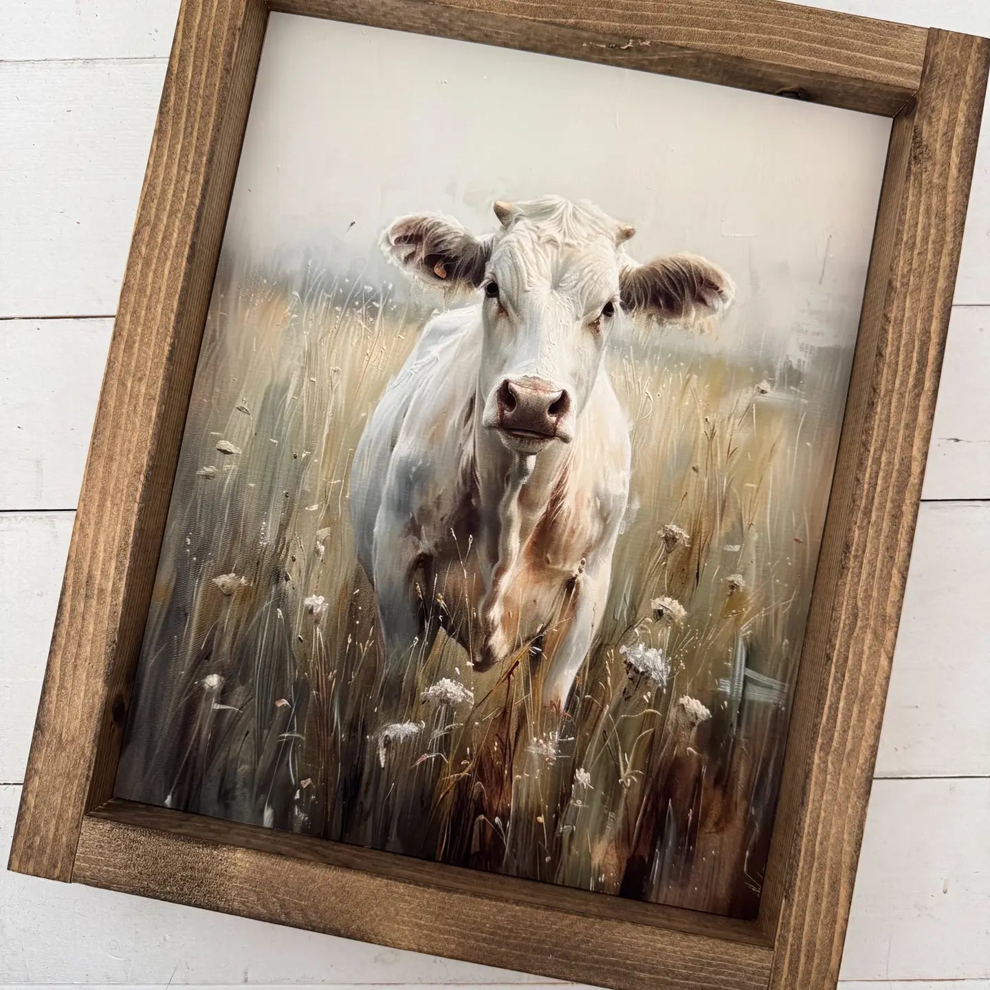 Celeste the Cow Wood Sign