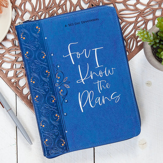 For I Know the Plans (Zippered Devotional)