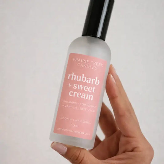 Rhubarb & Sweet Cream | Non Toxic Room & Linen Spray