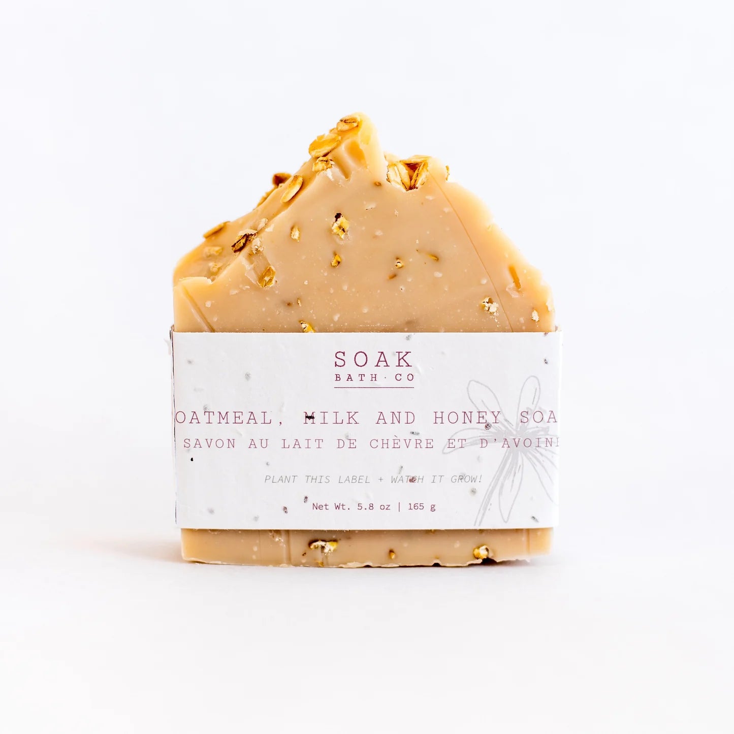 Bar Soap with Seed Paper Label