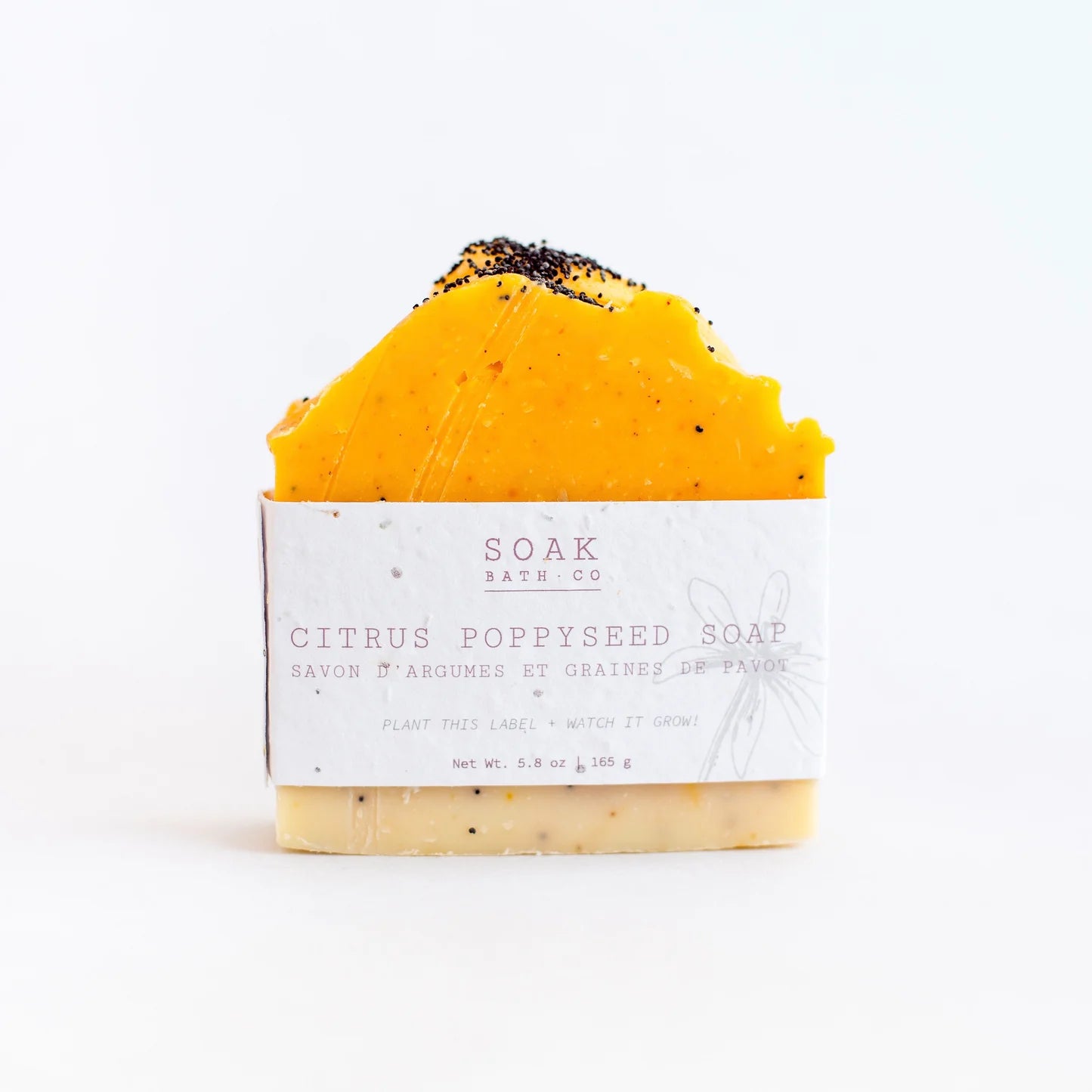 Bar Soap with Seed Paper Label