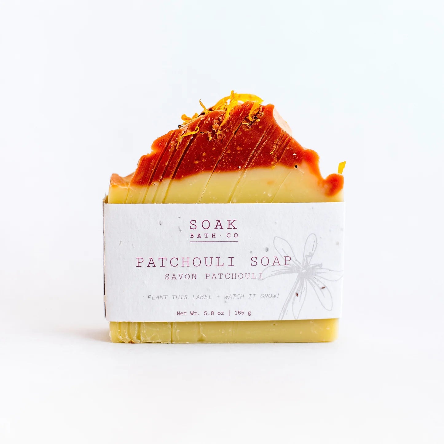 Bar Soap with Seed Paper Label