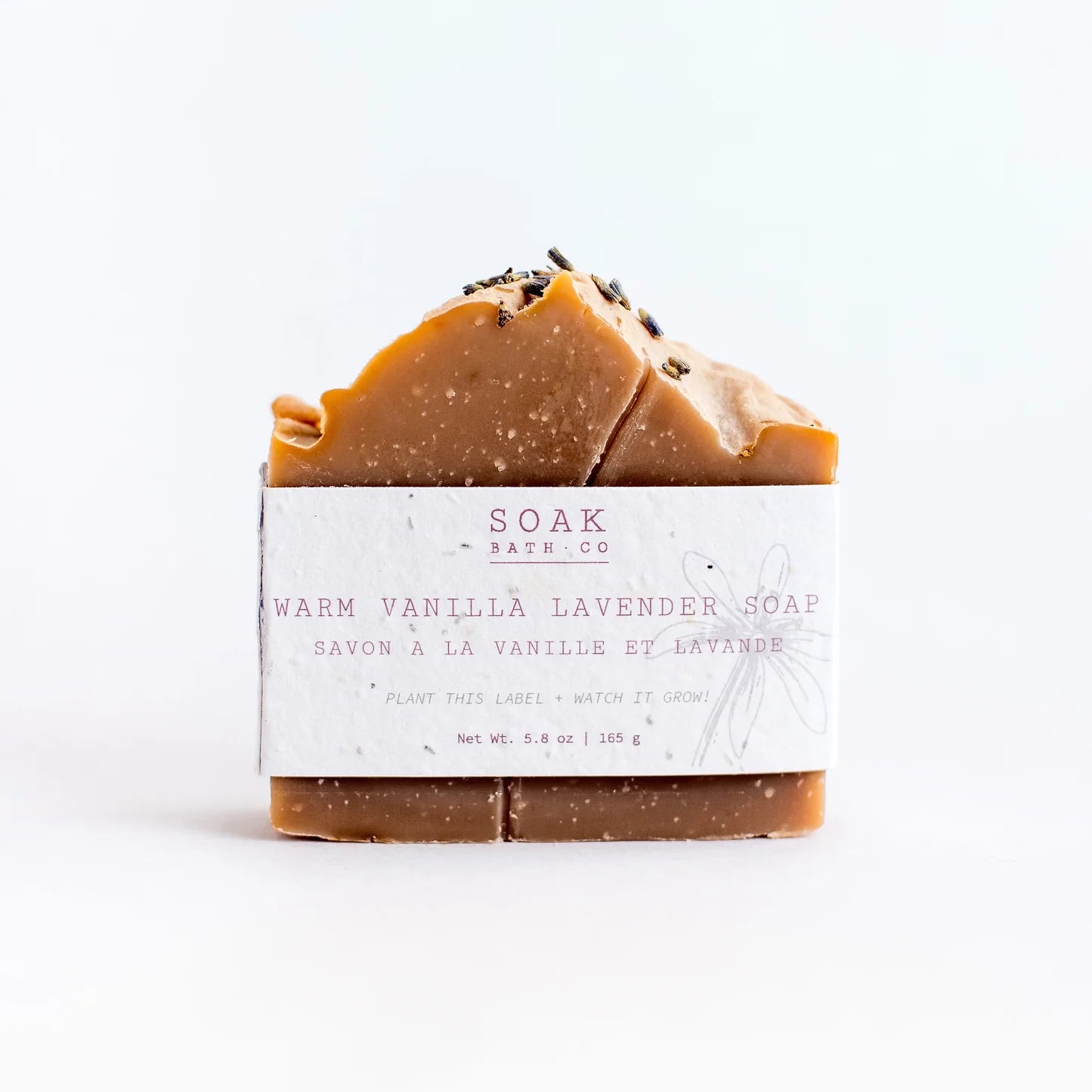 Bar Soap with Seed Paper Label