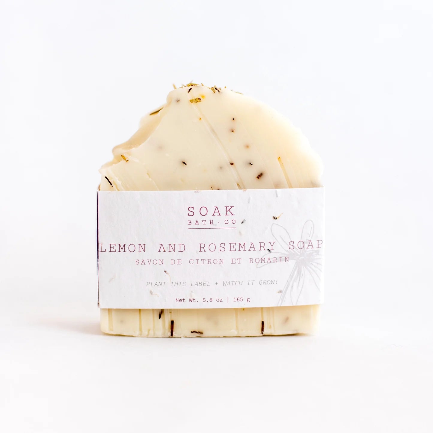 Bar Soap with Seed Paper Label