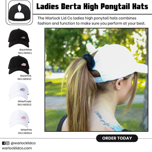 Berta Ladies High Ponytail Hat