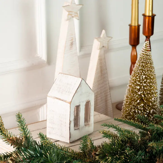 Orion white wood house small