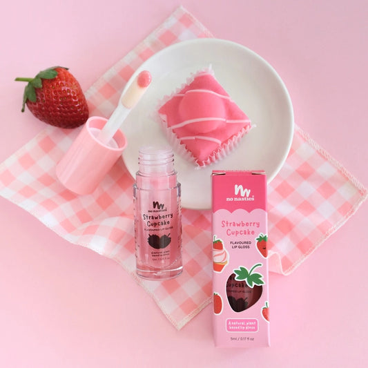 Strawberry Cupcake Kids Lip Gloss